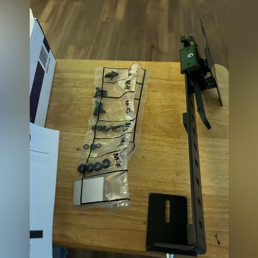 Black and Green Adjustable Mounting Bracket